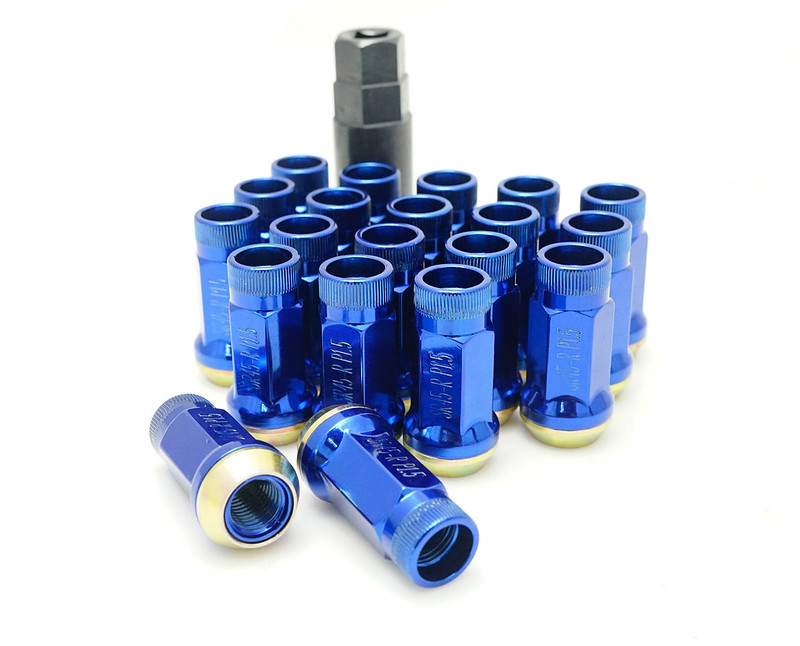 Wheel Mate Muteki SR45R Lug Nut Kit 12x1.25 - Blue - 32935U