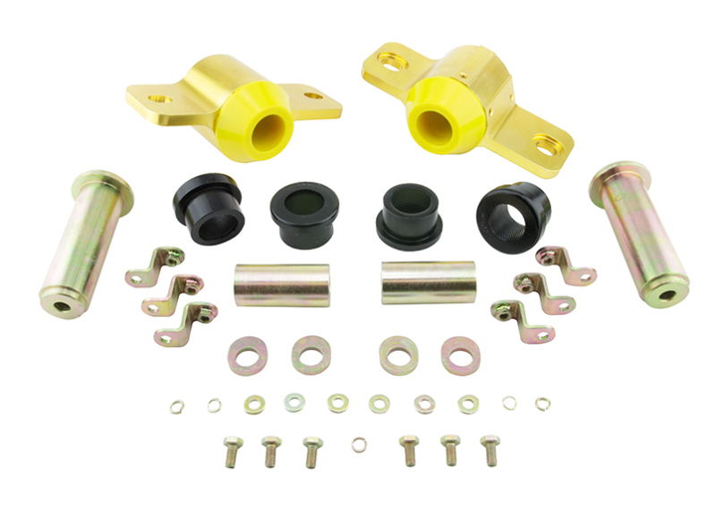 Whiteline 05-10 Mustang (Inc GT/Shelby GT500) C/A Lwr Inner Ft & Rr Bushing (Anti Dive/Caster Corr) - KCA433