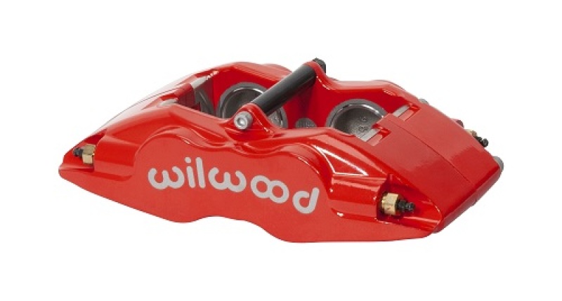 Wilwood Caliper - FSLI4 - Red 1.62in Piston 0.81in Rotor - 120-11131-RD