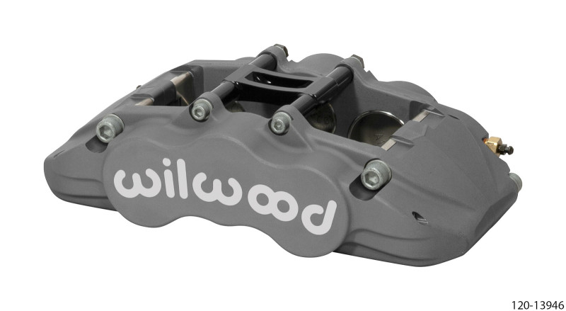 Wilwood Caliper-GN6R-R/H-Black Ano (.80 Thk Pad) 1.75/1.38/1.38in Pistons 1.38in Disc - 120-13946