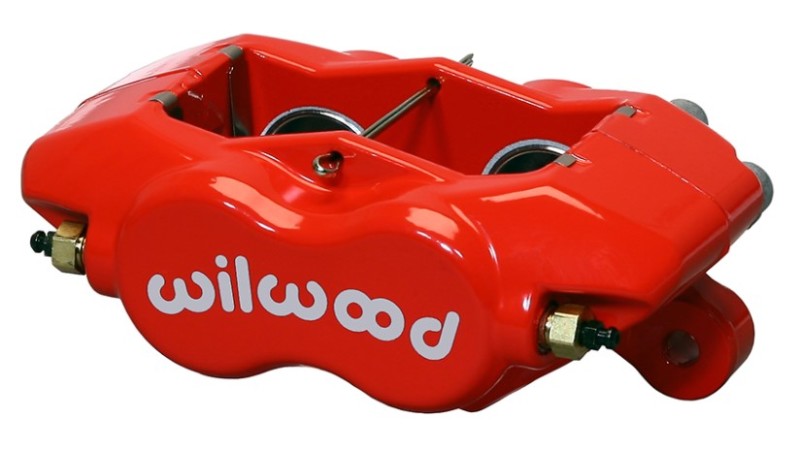 Wilwood Caliper-Forged DynaliteI-Red 1.12in Pistons .81in Disc - 120-14932-RD