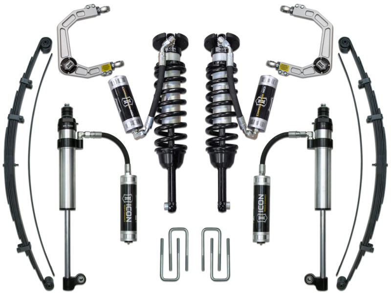 ICON 05-15 Toyota Tacoma 0-3.5in/16-17 Toyota Tacoma 0-2.75in Stage 8 Suspension System w/Billet Uca - K53008
