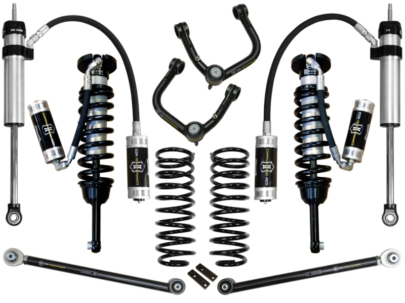 ICON 2010+ Toyota FJ/4Runner 0-3.5in Stage 5 Suspension System w/Tubular Uca - K53065T