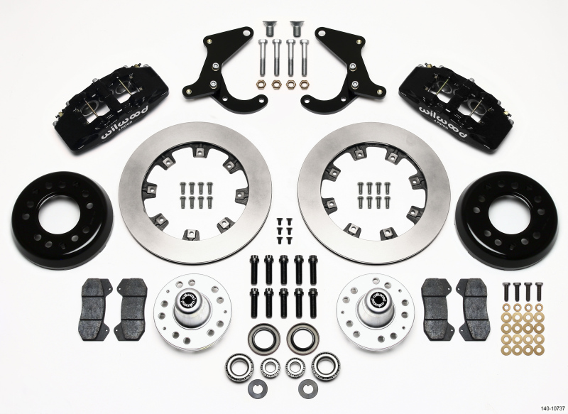 Wilwood Dynapro 6 Front Hub Kit 12.19in 55-57 Chevy - 140-10737
