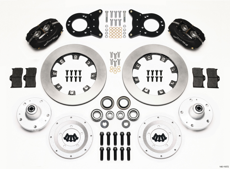 Wilwood Forged Dynalite Front Kit 12.19in 1965-1969 Mustang Disc & Drum Spindle - 140-11072