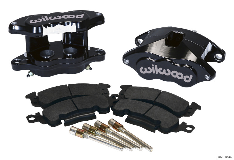 Wilwood D52 Rear Caliper Kit - Black Pwdr 1.25 / 1.25in Piston 1.28in Rotor - 140-11292-BK