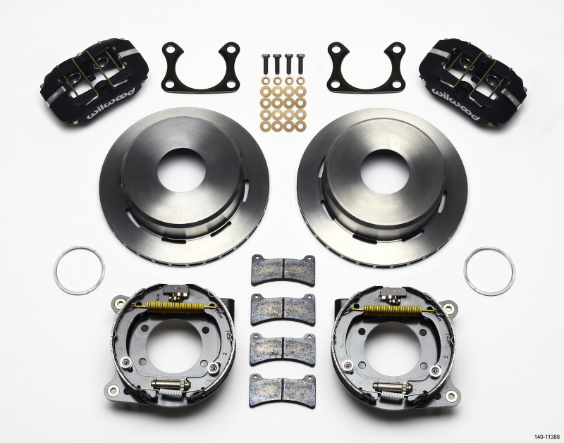 Wilwood Dynapro Low-Profile 11.00in P-Brake Kit Big Ford 2.36in Offset Currie - 140-11388