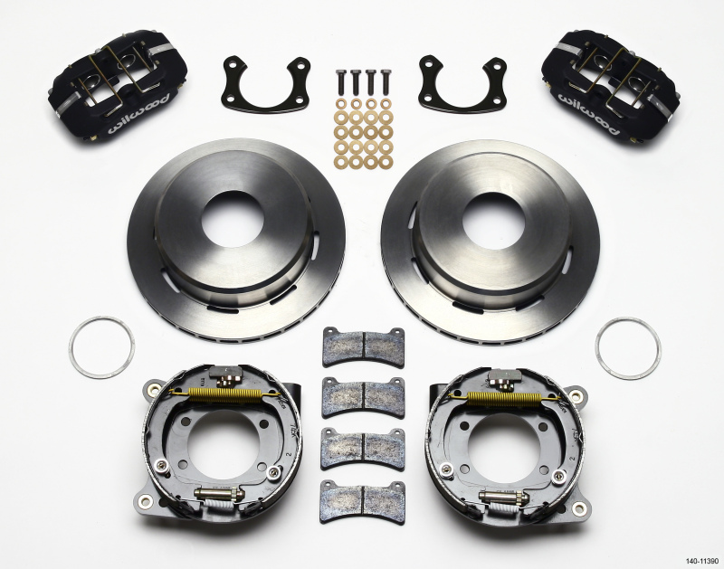 Wilwood Dynapro Low-Profile 11.00in P-Brake Kit New Big Ford 2.50in Offset - 140-11390