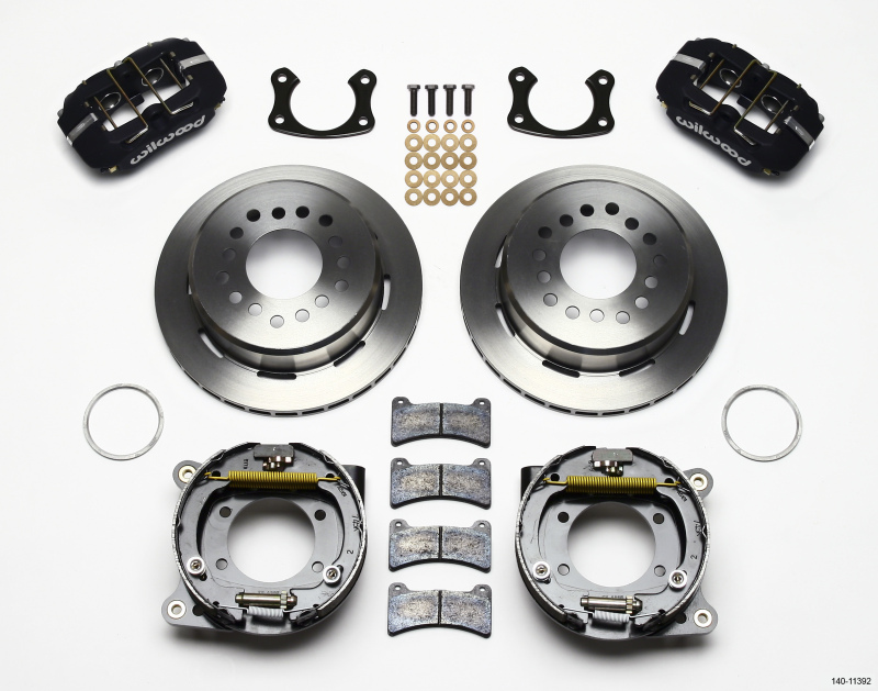 Wilwood Dynapro Low-Profile 11.00in P-Brake Kit New Big Ford 2.50in Off Staggerd Mount - 140-11392