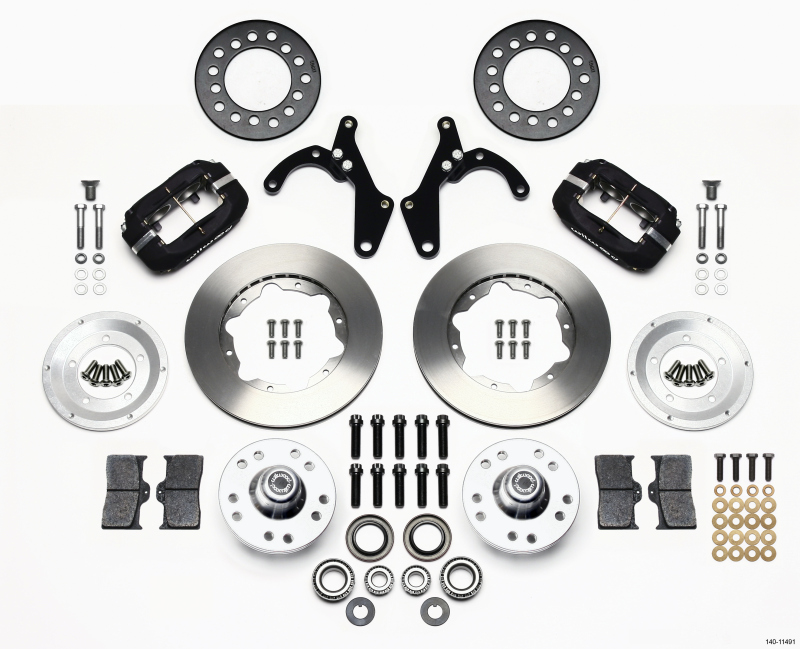 Wilwood Forged Dynalite Front Kit 11.00in 55-57 Chevy - 140-11491