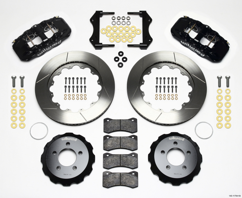 Wilwood AERO6 Front Hat Kit 14.25 2006-10 Magnum/Challngr/Chrgr/300C - 140-11764