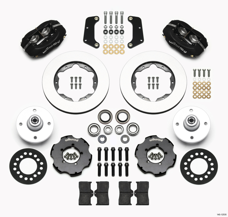 Wilwood Forged Dynalite Front Kit 10.75in 64-65 Mustang 6 Cylinder 4-lug - 140-12535