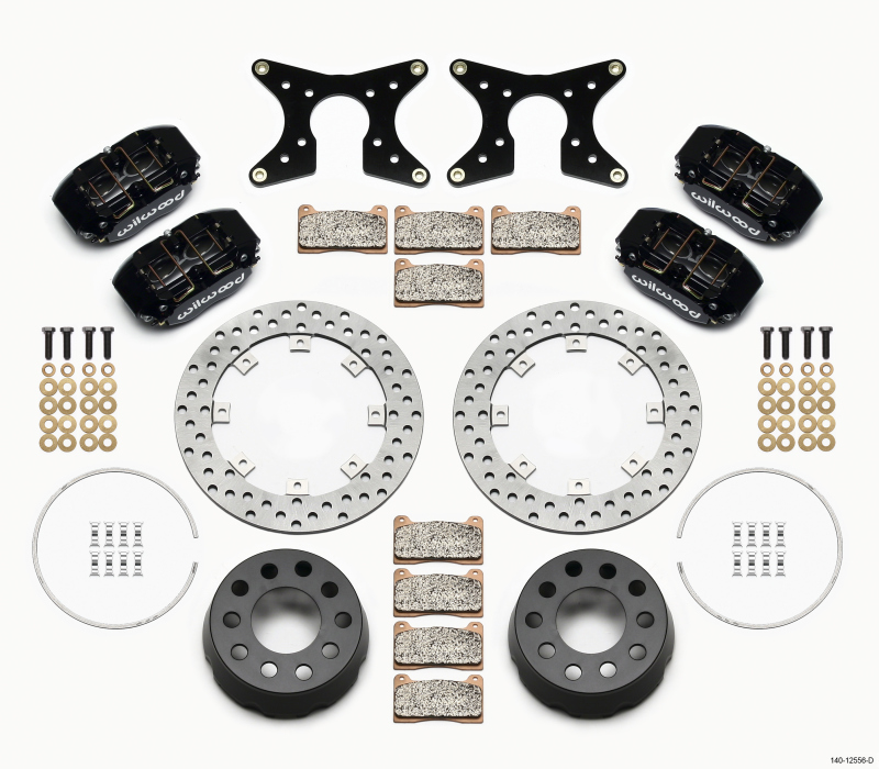 Wilwood Dynapro Lug Mount Dual Rear Dynamic Kit SA Drilled 58-64 Olds/Pont .690in Studs - 140-12556-D