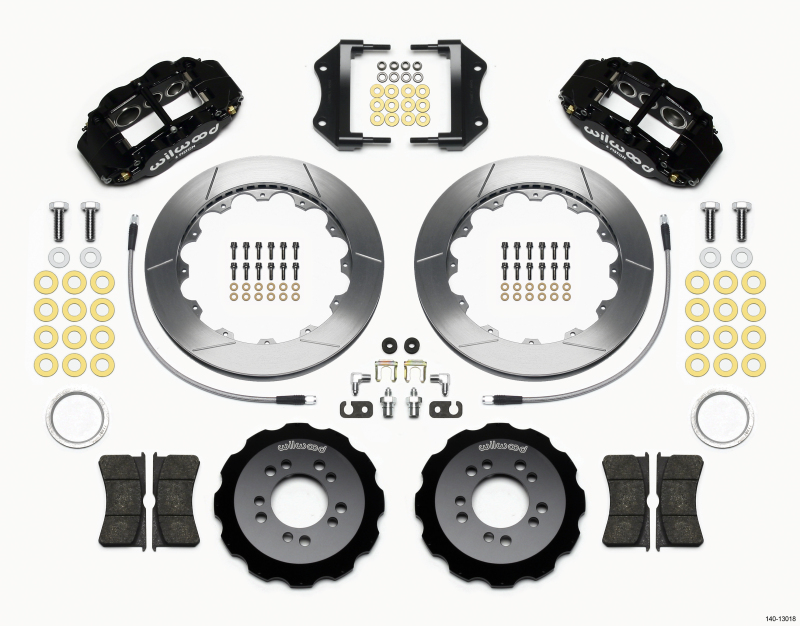 Wilwood Narrow Superlite 6R Front Hat Kit 12.88in 2013-Up Ford Focus ST w/ Lines - 140-13018