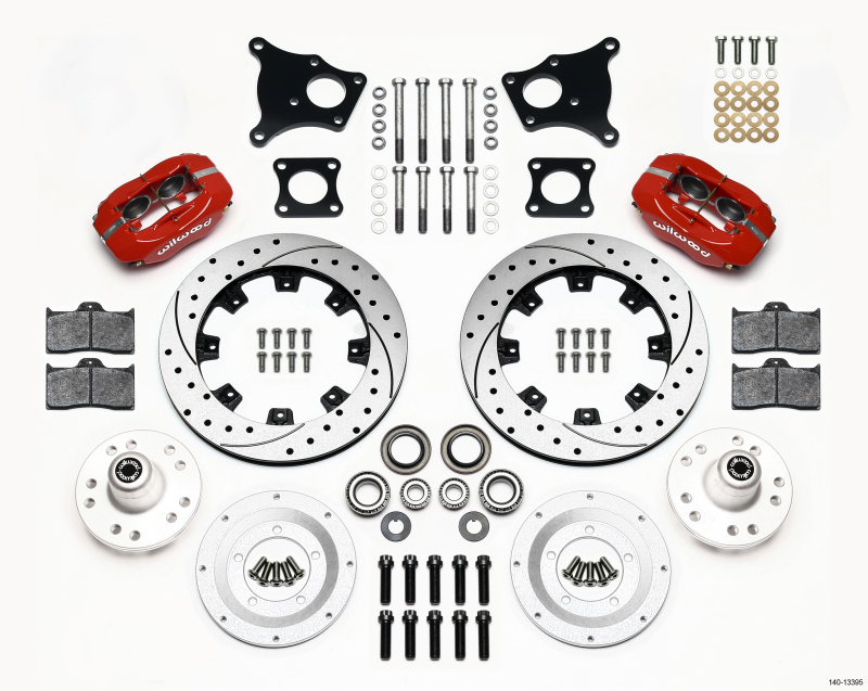 Wilwood Forged Dynalite Front Kit 12.19in AMC 71-76 OE Disc w/o Bendix Brakes - 140-13395