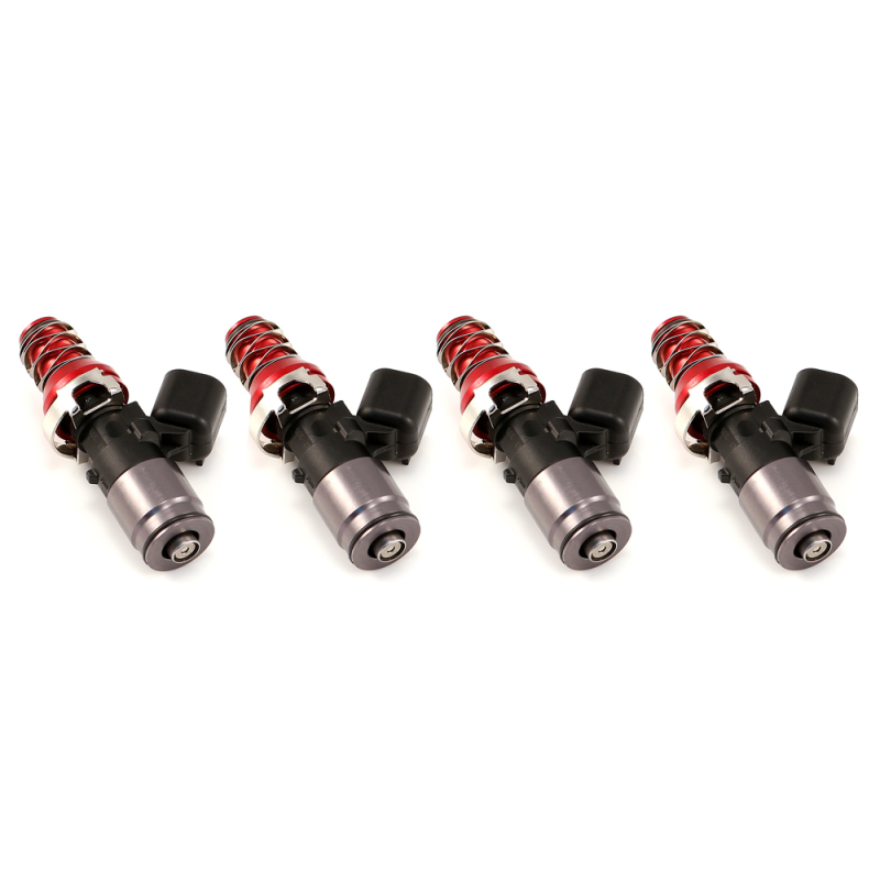 Injector Dynamics 1340cc Injectors-48mm Length - 11mm Gold Top/Denso And -204 Low Cushion (Set of 4) - 1300.48.11.WRX.4