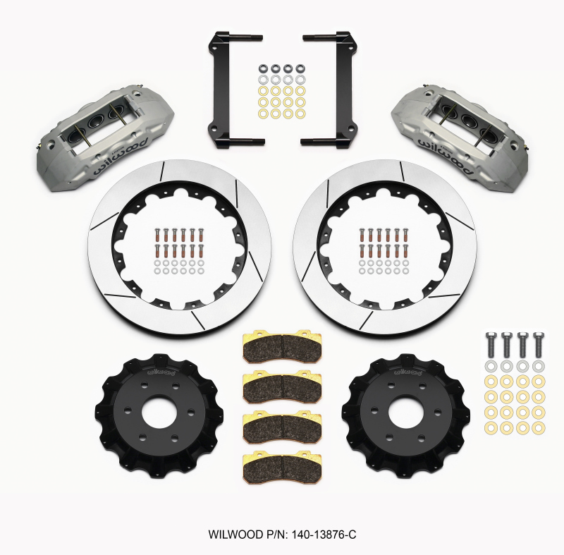 Wilwood TX6R Front Kit 16.00in Clear Ano 1999-2014 GM Truck/SUV 1500 - 140-13876-C