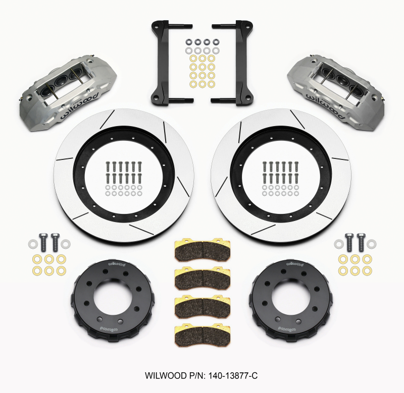 Wilwood TX6R Front Kit 16.00in Clear Ano 1999-2010 GM H2 Truck/SUV 2500 - 140-13877-C