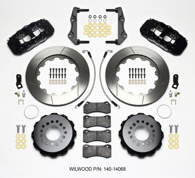 Wilwood AERO4 Rear Kit 14.25in 2014-Up Challenger w/Lines - 140-14068