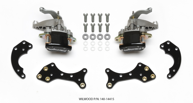 Wilwood P/S Retrofit Kit w/MC4 P-Brake Forged Dynalite Pro Street 12.19in Rear Kits - 140-14415