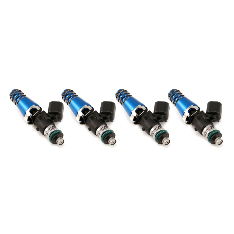 Injector Dynamics 1340cc Injectors - 60mm Length - 11mm Blue Top - 14mm Lower O-Ring (Set of 4) - 1300.60.11.14.4