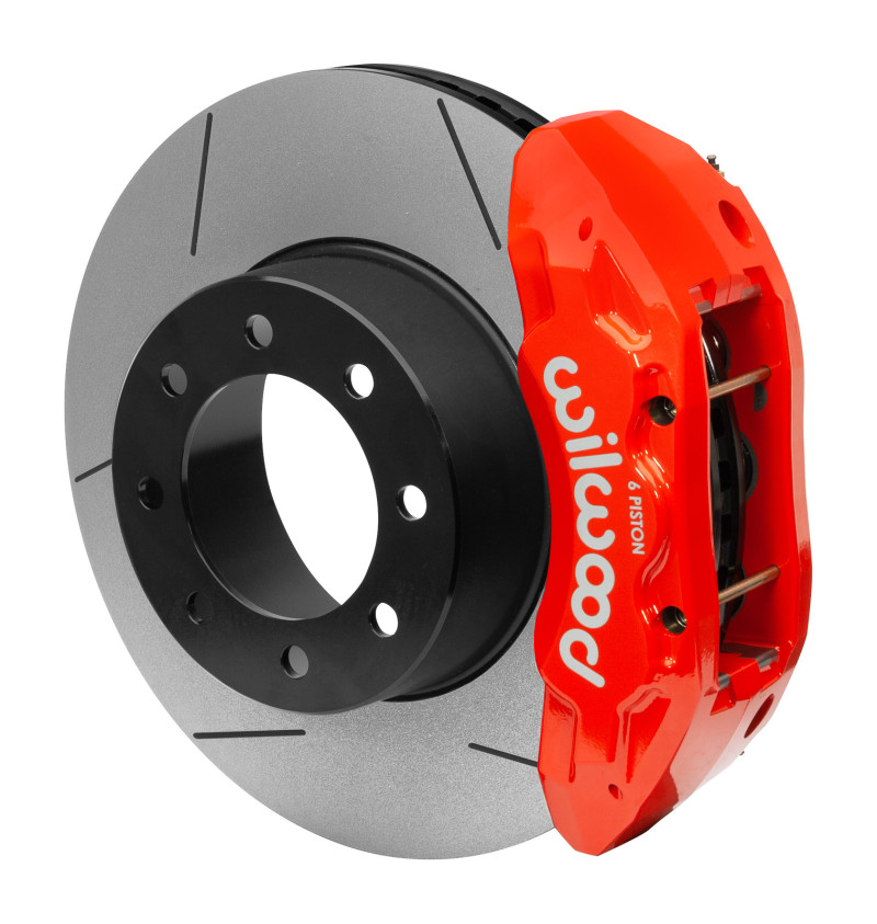 Wilwood TX6R Red Rear Kit 16.00in Rotor w/ Lines 14-17 Ram 2500/3500 2WD/4WD - 140-15382-R