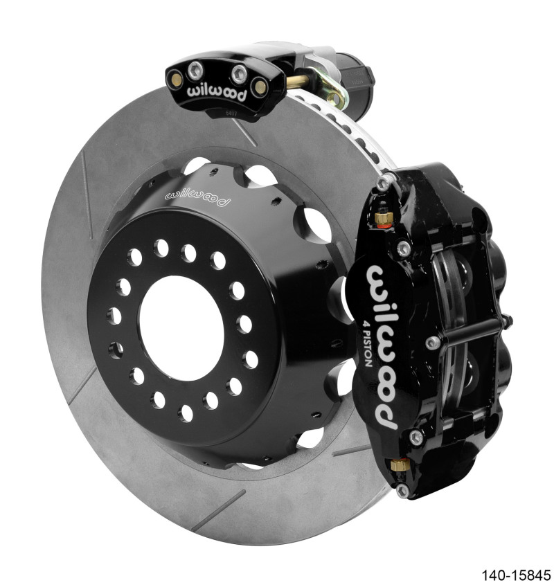 Wilwood Narrow Superlite 4R Rear P-Brk Kit 14.00in Rotor Big Ford New Style 2.50in Offset - 140-15845