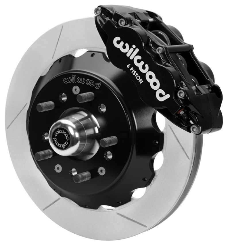 Wilwood 70-81 FBody/75-79 A&XBody FNSL6R Frt Brk Kit 12.88in Rtr Blk Caliper Use w/ Pro Drop Spindle - 140-15982