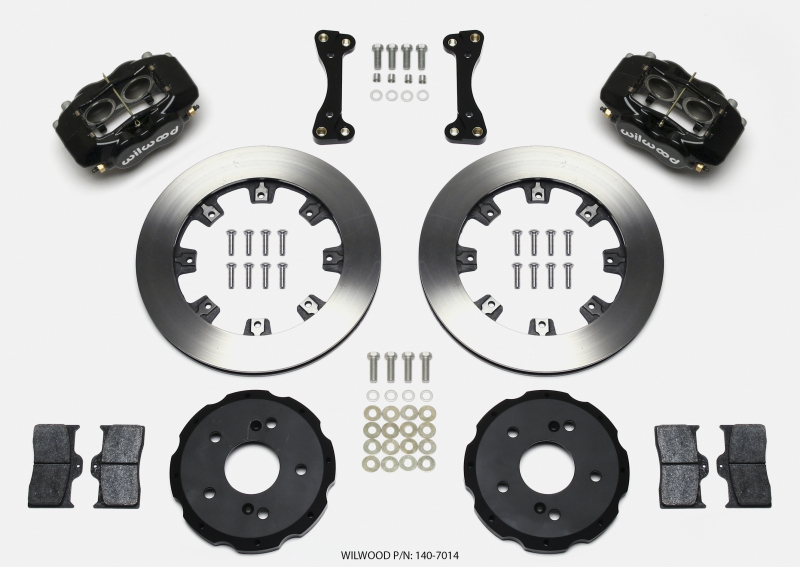 Wilwood Forged Dynalite Front Hat Kit 12.19in 02-06 Acura RSX-5 Lug - 140-7014