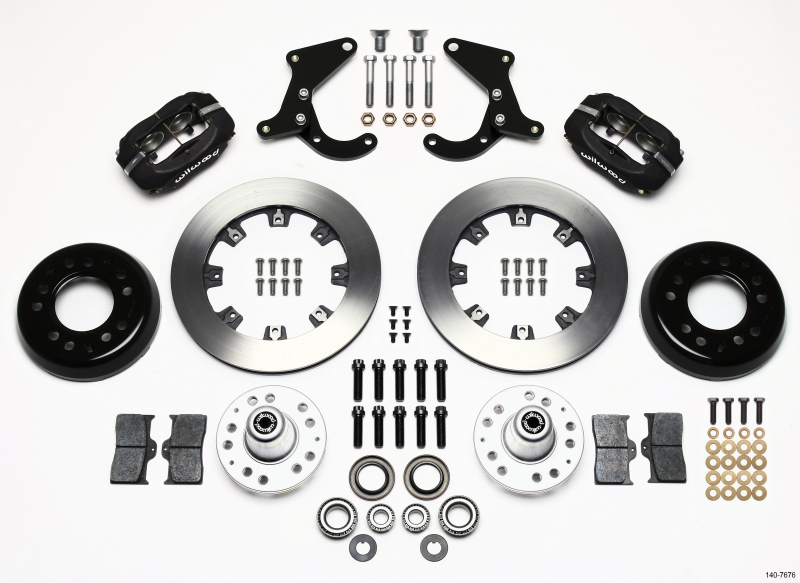 Wilwood Forged Dynalite Front Kit 12.19in 55-57 Chevy - 140-7676