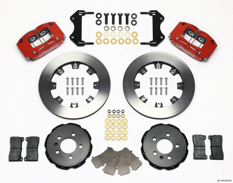 Wilwood Dynapro Radial Front Kit 12.19in Red 99-03 Jetta IV & Golf IV - 140-8276-R