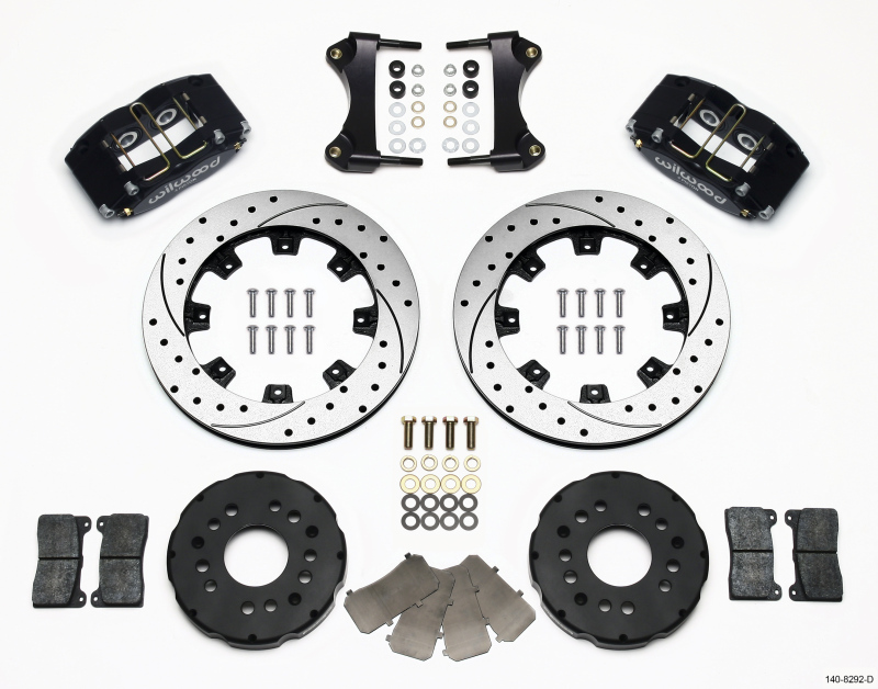 Wilwood Dynapro Radial Front Kit 12.19in Drilled 95-99 Mitsubishi Eclipse (*Line Kit Needed*) - 140-8292-D