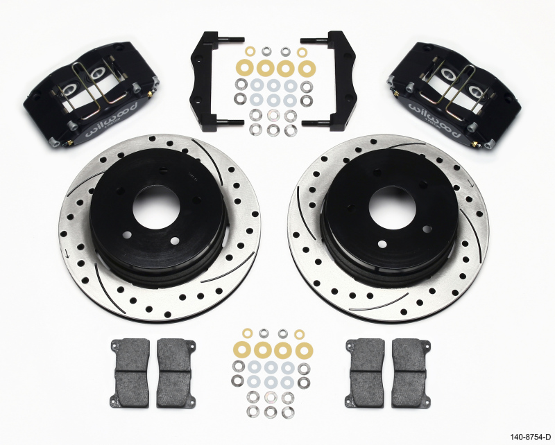 Wilwood Dynapro Radial Rear Kit 12.19in Drilled 2004-2006 Pontiac GTO - 140-8754-D