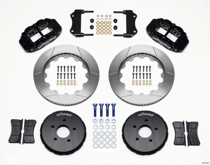 Wilwood Narrow Superlite 6R Front Hat Kit 14.00in Nissan 350Z/Fiti G35 - 140-9192