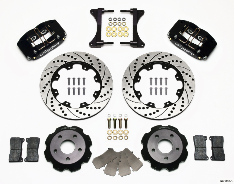 Wilwood Dynapro Radial Front Kit 12.00in Drilled Subaru Impreza WRX (*Line Kit Needed*) - 140-9193-D
