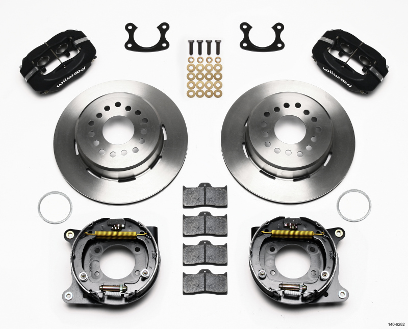 Wilwood Forged Dynalite P/S Park Brake Kit Small Ford 2.50in Offset - 140-9282