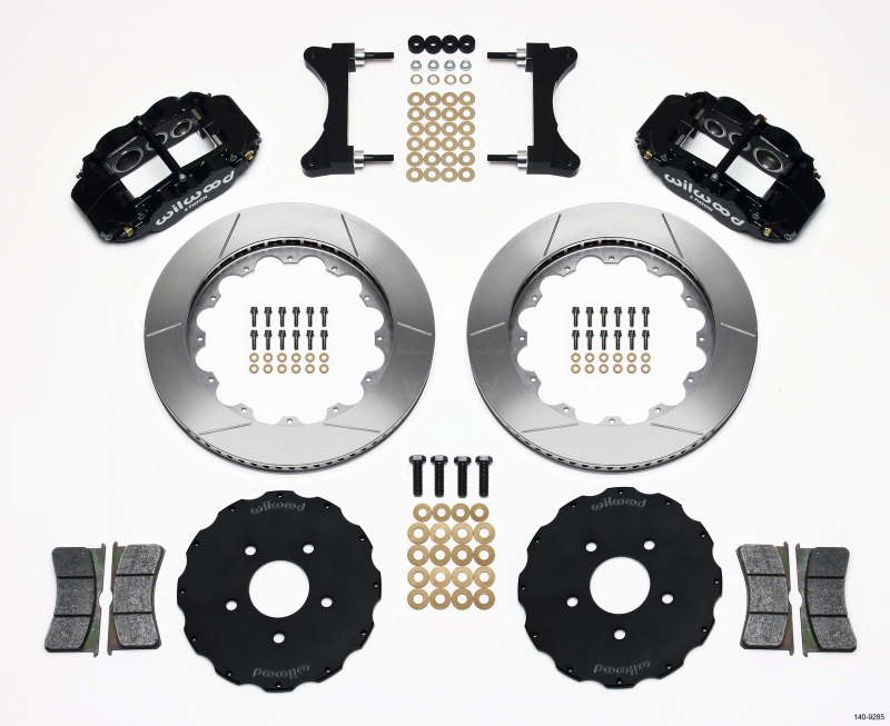 Wilwood Narrow Superlite 6R Front Hat Kit 14.00in Mitsubishi EVO VIII - 140-9285