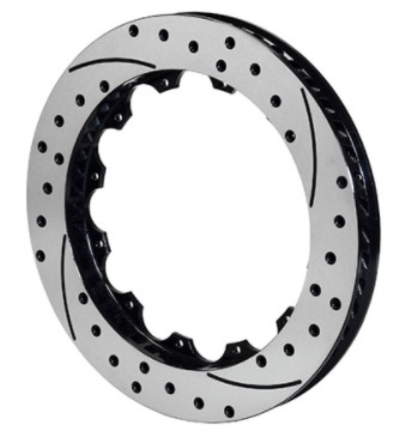 Wilwood Rotor-SRP48 SPC-37-LH-BLK-Drill 13.00 x 1.10 - 12 on 7.00in - 160-13363-BK