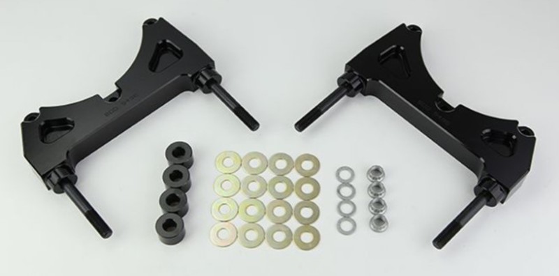 Wilwood Brackets (2) - w/Mounting Kit - SL4R - P-Brake Kit 14in Rotor - 249-9633L/R