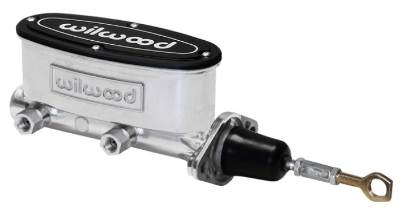 Wilwood High Volume Tandem M/C - 15/16in Bore Ball Burnished-W/Pushrod - Early Mustang - 260-14157-P