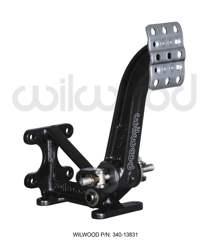 Wilwood Adjustable Brake Pedal - Dual MC - Floor Mount - 6:1 - 340-13831