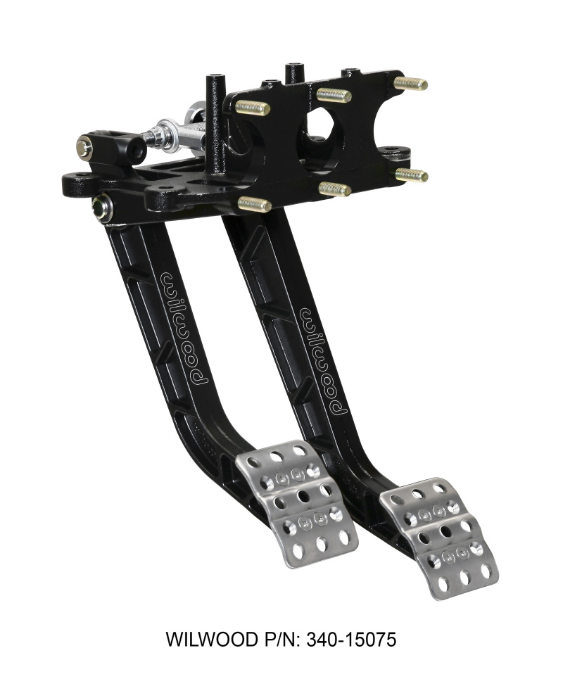 Wilwood Adjustable-Trubar Dual Pedal - Brake / Clutch - Rev. Swing Mount -6.25:1 Brake 5.1:1 Clutch - 340-15075