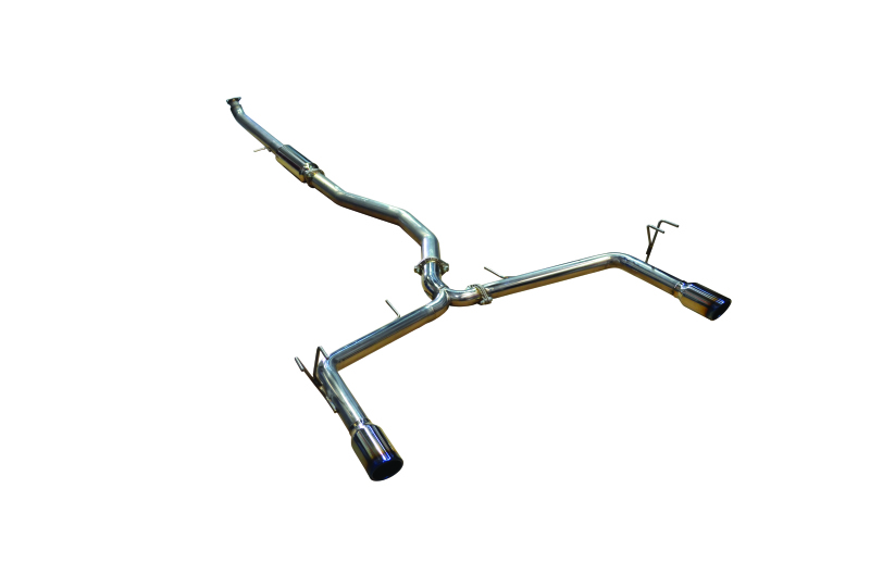 Injen 16-20 Honda Civic 1.5L Turbo 4Cyl (Sedan) 63mm SS Cat-Back Exhaust w/ Dual Burnt Titanium Tips - SES1572TT