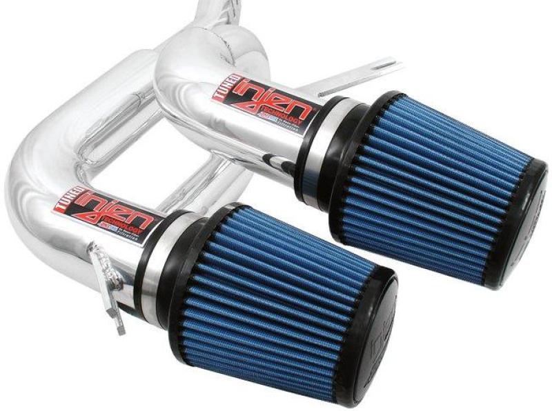 Injen 08-09 535i E60 3.0L L6 Twin intake & AMSOIL Filters Polished Short Ram Intake - SP1130P