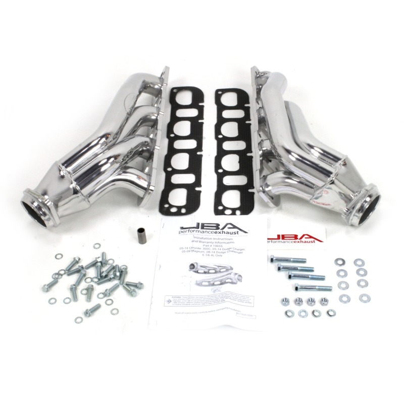 JBA 05-14 Chrysler 6.1/6.4L HEMI 1 7/8in Primary Silver Ctd Cat4Ward Header - 1965SJS