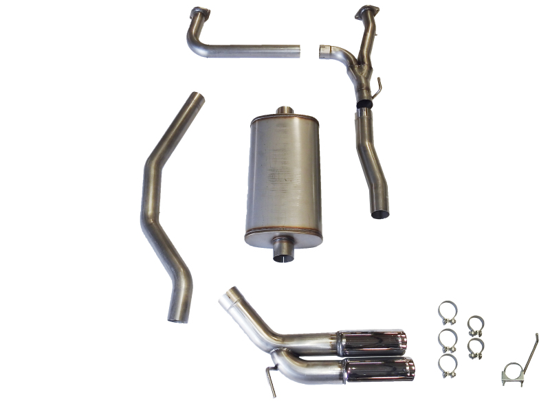 JBA 04-20 Nissan Titan 5.6L 304SS Pass Side Dual Exit Cat-Back Exhaust - 30-1403