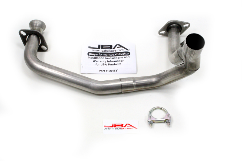 JBA 96-99 Dodge Dakota/Durango 5.2L/5.9L A/T 409SS Emissions Legal Mid Pipes - 2945SY