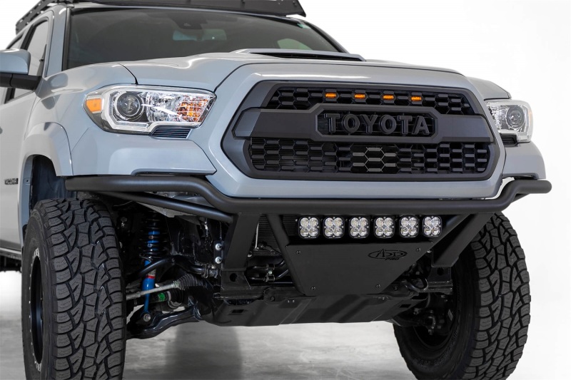 Addictive Desert Designs 16-20 Toyota Tacoma PRO Bolt-On Front Bumper - Hammer Black - F688102100103