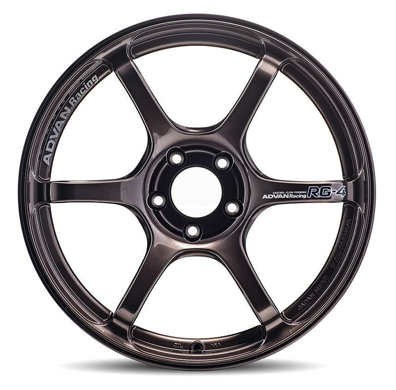 Advan RG-4 18x7 +41 4-100 Racing Copper Bronze Wheel - YA48E41ACB