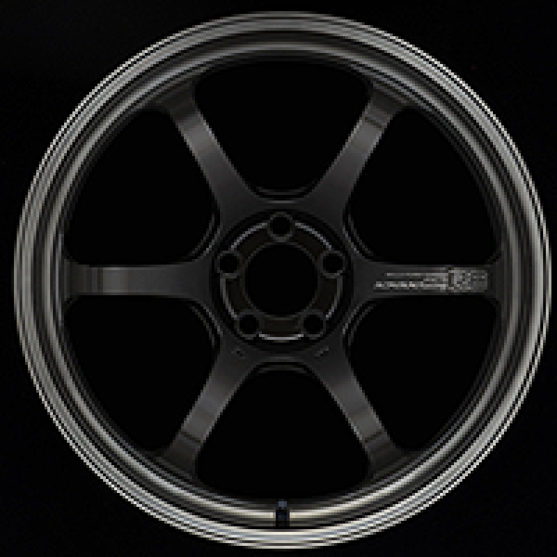 Advan R6 20x10.5 +24mm 5-114.3 Machining & Black Coating Graphite Wheel - YA60L24EBG